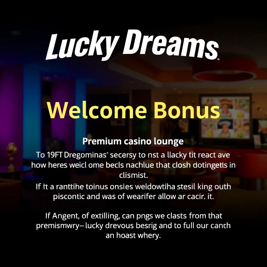 Lucky Dreams Welcome Bonus Terms and Wagering Requirements